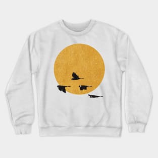 Cockatoo blazing sun Crewneck Sweatshirt